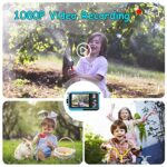 Digital Camera with 32GB Card Point and Shoot Waterproof Camera 10FT 30MP 1080P FHD Video Compact Portable 16X Zoom Waterproof Digital Camera for Kids?Blue?