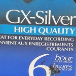 Maxell 214016 120 Minute Gx Silver Video Tape