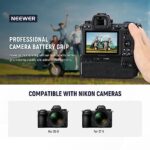 NEEWER MB-N11 Replacement Vertical Battery Grip, Compatible with Nikon Z6 II & Z7 II Camera and EN-EL15c Battery for Vertical Shooting with Shutter Release, Main Dial,AF ON Button & 1/4″ Tripod Socket