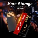 1TB Micro SD Card with Adapter 1024GB Memory Card 1TB High Speed Mini SD Card Class 10 TF Card forAndroid Phones/PC/Computer/Camera