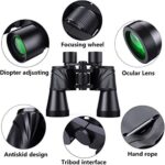 10×50 Powerful Binoculars for Adults with Low Light Night Vision, Large Eyepiece, 10 Seconds Quick Focus, Waterproof Wide Angle Compact-Binoculars-for-Adults-Bird-Watching, Hunting, Concerts