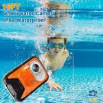 Waterproof Camera lovpo 16FT Underwater Camera with 32GB SD Card and Fill Light, FHD 1080P 21MP Point and Shoot Camera for Snorkeling, Swimming, Vacation, Boys, Girls