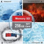yiizop SD Card 256 GB Waterproof Memory Card 256GB TF Card Memoria SD Mini Card for Tablets, Cameras, Android Smartphones