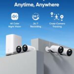 eufy Security eufyCam E330 (Professional) Add-On Camera, Outdoor Security Camera, 4K Resolution, 24/7 Recording, Plug-in, Enhanced Wi-Fi, Face Recognition AI, No Monthly Fee, Requires HomeBase 3