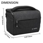 G-raphy Camera Case Bag Waterproof DSLR SLR Mirrorless Bag for Nikon, Canon,Sony,Olympus,Pentax and etc(Black)