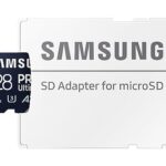 SAMSUNG PRO Ultimate microSD Memory Card + Adapter, 128GB microSDXC, Up to 200 MB/s, 4K UHD, UHS-I, Class 10, U3,V30, A2 for GoPRO Action Cam, DJI Drone, Gaming, Phones, Tablets, MB-MY128SA/AM