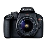 Canon EOS Rebel T100 (EOS 4000D) DSLR Camera w/EF-S 18-55mm F/3.5-5.6 Zoom Lens + 64GB Memory Card, Case, Hood, Grip-Pod, Filter Professional Photo Bundle (Renewed)
