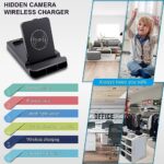 Spy Camera Charger WiFi Hidden Nanny Cam Ultra HD 1080P 161° Wide Angle with Night Vision Secret Small Mini Home Security Camera Wireless Charger