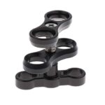 4 Pcs 1″ Aluminum Ball Clamp Mount for Underwater Diving Light Arms Tray System, Photography Diving Camera