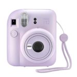Fujifilm Instax Mini 12 Instant Camera with Case, 20 Fujifilm Prints, Decoration Stickers, Frames, Photo Album and More Accessories (Lilac Purple)