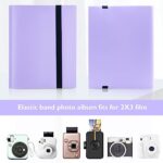 432 Pockets Photo Album for Fujifilm Instax Mini Camera, Polaroid Mini Camera, for Fujifilm Instax Mini 11 12 9 8 7+ Instant Camera (Purple)