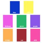 SAKOLLA 16 Pack Color Correction Gel Light Filter – Transparent Color Lighting Gel Filter Plastic Sheets, 8.5 by 11 Inches, 8 Colors