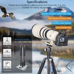 Carbon Fiber Tripod with Low Profile Ball Head 10 Layers Carbon Tube Heavy Duty Camera Tripod 72.6inch Portable Travel Tripod with 44mm Arca 360° Panoramic Tripod Mount for Sony Nikon Canon DSLR