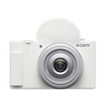 Sony ZV-1F Vlog Camera for Content Creators and Vloggers White