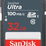 SanDisk 32GB Ultra SD Memory Card 5 Pack SDHC UHS-I Class 10 (SDSDUNR-032G-GN3IN) Bundle with 5 SD Card Cases & 1 Everything But Stromboli 3.0 Card Reader