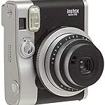 Fujifilm Instax Mini 90 Instant Film Camera Black w/ 120 Count Mini Film Pack