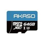 AKASO 64GB microSDXC U3 Memory Card – Up to 100MB/s, UHS-I C10, U3, Full HD, 4K UHD, MicroSD Card
