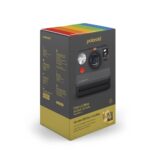 Polaroid Now 2nd Generation I-Type Instant Camera + Golden Moments Film Bundle – Now Black Camera + 16 Gold Color Photos (6288)
