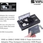 OPTURA HD OPTICS Cassette Adaptor camcorders svhs VHS-C to VHS (NOT Compatible or Does not Work with or Play: MiniDV, Hi8, Digital 8, and 8mm Tapes)