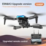 Drone with 1080P Dual HD Camera – 2023 Upgradded RC Quadcopter for Adults and Kids, WiFi FPV RC Drone for Beginners Live Video HD Wide Angle RC Aircraft, Trajectory Flight, Auto Hover, 2 Batteries ,Carrying Case.