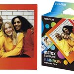 FUJIFILM Instax Square Rainbow Film – 10 Exposures