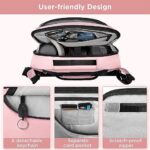 TAAOKA Camera Sling Bag,Waterproof Camera Case with Tripod Holder,DSLR/SLR/Mirrorless Camera Bags Crossbody for photographers-Pink