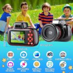 Digital Camera, GREENKINDER 4K Digital Camera for Kids Video 32GB SD Card 10X 48M Digital Zoom, Compact Point and Shoot Camera, Portable Small Camera for Teens Students Boys Girls Seniors