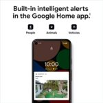 Google Nest Cam Outdoor or Indoor, Battery – 2nd Generation – 1 Pack