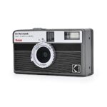 KODAK EKTAR H35N Half Frame Film Camera, 35mm, Reusable, Focus-Free, Bulb Function, Built-in Star Filter, Coated Improved Lens (Film & AAA Battery are not Included) (Striped Black)