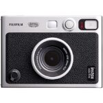 Fujifilm INSTAX Mini EVO Hybrid Instant Camera (Black) Bundle, Includes: 60 INSTAX Mini Film (60 Exposures), SanDisk 32GB MicroSDHC Memory Card and More (5 Items)