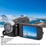 Handheld Video Camcorder, 1080P 16MP DV Camera 16x Digital Zoom Video Camera with 2.7in TFT Rotatable Screen and USB Cable (Black)