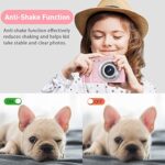 Digital Camera HD 2.7K Digital Camera for Kids Video Camera with 16x Digital Zoom Anti Shake, 44MP Point and Shoot Camera 3.0 Inch Screen Kids Digital Camera for Teens, Adults, Beginners