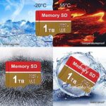icymora SD Card 1TB – Fast Speed Memory Card Dustproof Card SD 1024GB Waterproof TF Card Metallic SD Cartes Data Storage for Computers/Cameras/Monitors