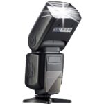 Digital Nc Speedlite Flash with LCD Display Compatible with Nikon, Canon, Sony, Panasonic, Leica, Fujifilm, Pentax & Olympus Cameras with Hot Shoe