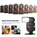 GODOX TT520 II Universal On-Camera Flash Speedlite with AT-16 Wireless Trigger Transmitter GN33 S1/S2 Modes Compatible for Canon Nikon Pentax Olympus Fujifilm Panasonic DSLR Cameras with Hot Shoe