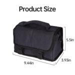 World-in-one Camera Bag, Compact Camera Shoulder Crossbody Bag Case Compatible for Samsung, Sony, Canon, Pentax, Olympus Panasonic, Nikon & Many More