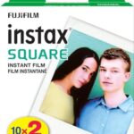 Fujifilm Instax Square SQ1 Instant Camera Terracotta Orange + Fuji Instax Film Value Pack (40 Sheets) + Shutter Accessories Bundle, Includes Style Compatible Carrying Case, Photo Album 80 Pockets