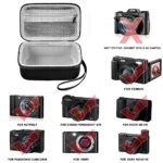 Digital Camera Case Compatible with KVUTCIEIN/for Femivo/for AiTechny/for VAHOIALD/for Bifevsr Vlogging Camera. Storage Holder Organizer for Canon PowerShot G7X Camera (Box Only) – Grey Inner