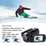 Eboxer Video Camcorder Handycam HD 1080P 16MP 270 Degree Rotation LCD Screen 16X Digital Zoom Video Camera with with COMS Sensor – The Best Frinend and Family (Black)