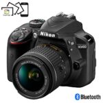 Nikon D3400 24.2MP DSLR Camera w/AF-P 18-55 VR & AF-P DX 70-300mm VR Dual Lens Accessory Bundle – (Renewed) (Black)