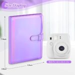 Ablus 128 Pockets Mini Photo Album for Fujifilm Instax Mini Camera, Polaroid Snap, Z2300, SocialMatic Instant Cameras & Zip Instant Printer (128 Pockets, Nebula Purple)