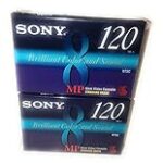 Sony MP 8mm Video Cassette Standard Grade 120 min (2 Pack)