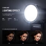 NEEWER Z1-N TTL Round Head Flash Speedlite for Nikon with Magnetic Dome Diffuser, 76Ws 2.4G 1/8000s HSS Speedlight, 10 Levels LED Modeling Lamp, 2600mAh Battery, 480 Full Power Shots, 1.5s Recycling