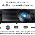 Optoma X400LVe XGA Professional Projector | 4000 Lumens for Lights-on Viewing| Presentations in Classrooms & Meeting Rooms | Up to 15,000 Hour Lamp Life | Speaker Built In