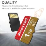 Memory Card 1TB High Speed Memory Cards Full HD Video TF Card External Storage for Tablet/PC/Smartphone/Camera/Dash Cam and Drone (1000gb)