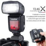 Godox TT600 Flash – Wireless X System, 2.4G Transmission, Compatible with Canon, Nikon, Pentax, Olympus – Creative Lighting for DSLR Cameras