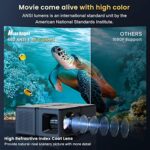 Projector with WiFi and Bluetooth 4K Supported – 680ANSI Outdoor Movie Native 1080P Projector with 300″ Display & Zoom, MaxAngel Portable Home Theater Video Projector for Phone,TV Stick, PS5, Laptop