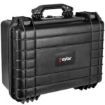 Eylar 18.5 inch Protective Gear, Camera, Tools, Equipment Hard Case Waterproof w/Foam Black