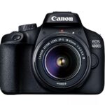 Canon EOS 4000D / Rebel T100 DSLR Camera w/EF-S 18-55mm F/3.5-5.6 Zoom Lens + 64GB Memory, Case, Tripod, Flash, and More (31pc Bundle)