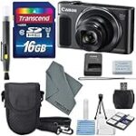 Canon PowerShot SX620 HS Digital Camera (Black) along with 16GB, Deluxe Accessory Bundle and Cleaning Kit